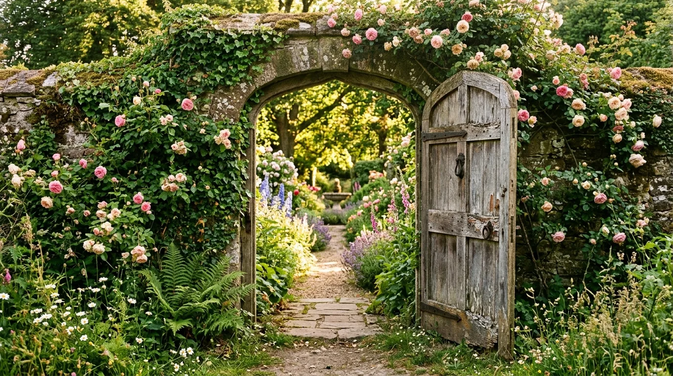 Winding Garden Path